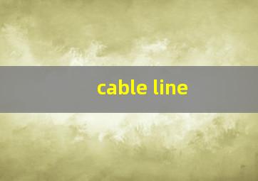 cable line